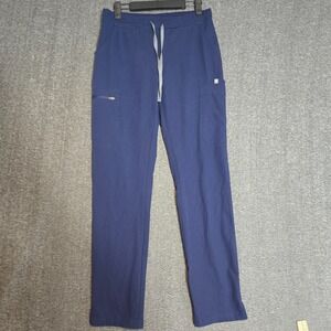 Figs Womens XS Yola Skinny Scrub Pants Navy TW2000R Technical Collection